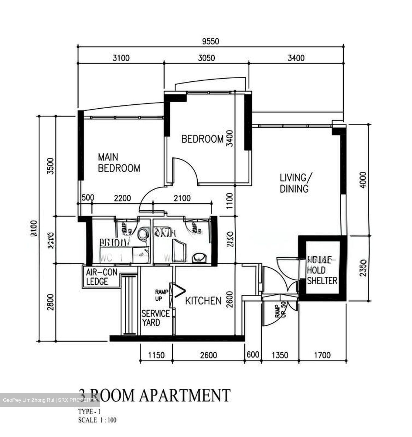 Blk 571C Champions Court (Woodlands), HDB 3 Rooms #572213201